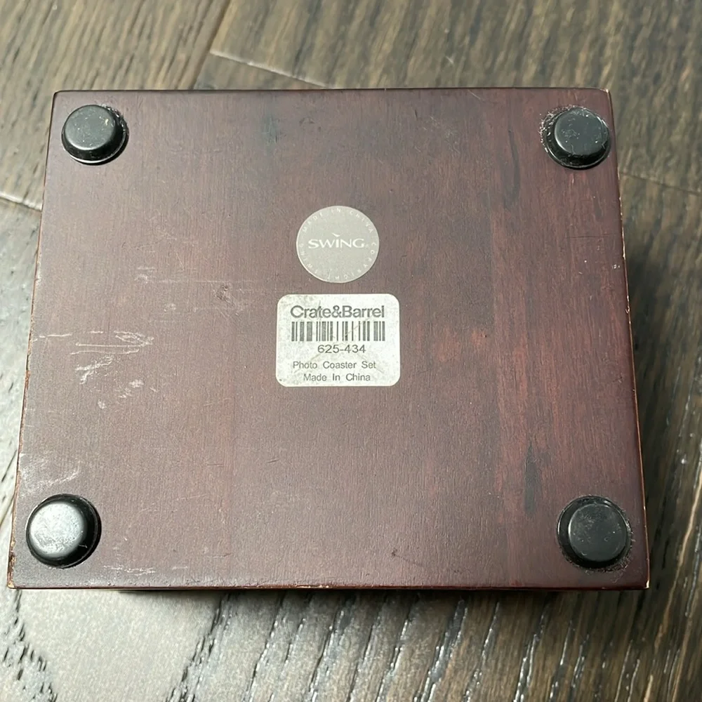 Crate&Barrel Photo Coaster Set
